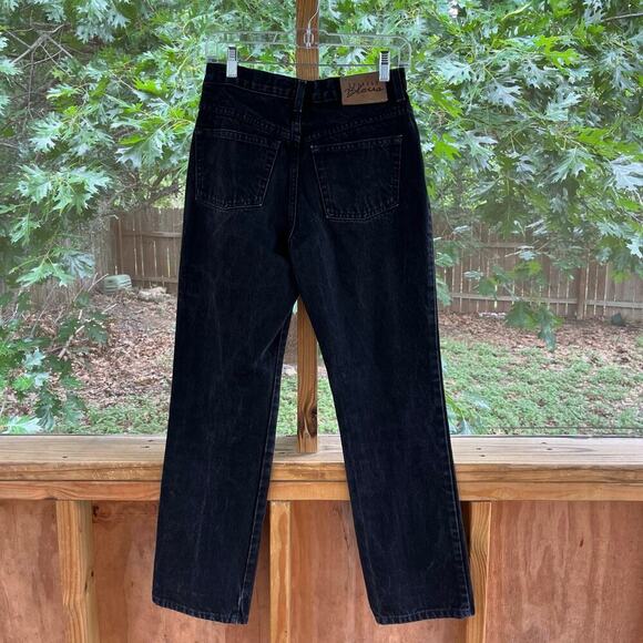 Express Bleus Women's Vintage 90's Era Black Bootcut Jeans Size 5/6 27" Waist - Picture 2 of 10